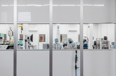 Cleanroom at Micron Solutions in Fitchburg, MA